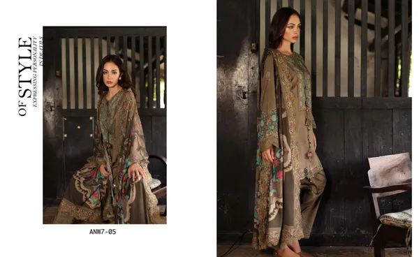 Brown_Embroidered_Straight_Suit_Set_For_Women