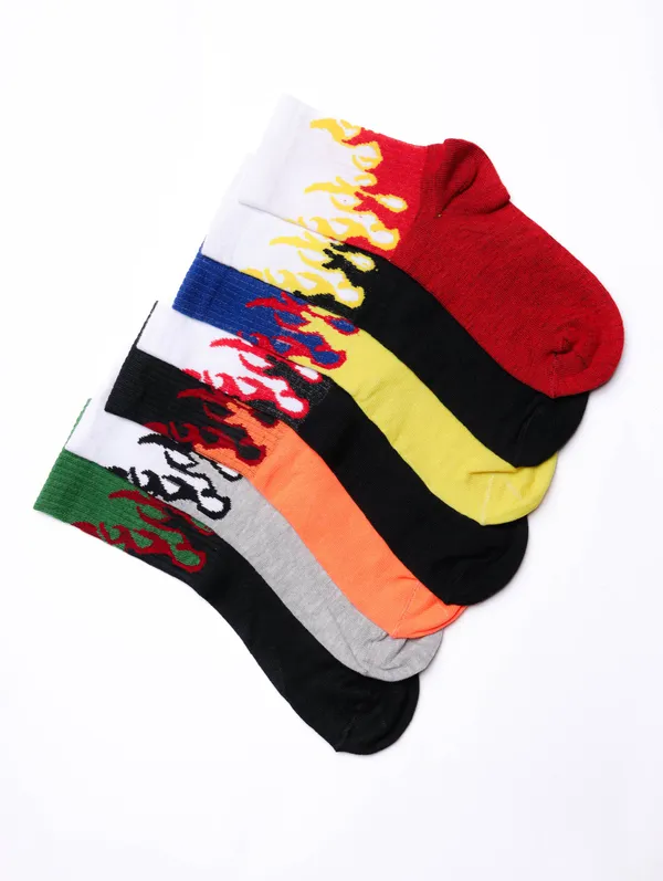 Sloxie_Men_&_Women_Solid_Mid-Calf/Crew_(Pack_of_7)