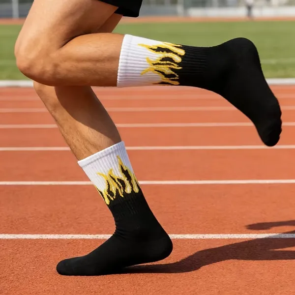 Sloxie_Men_&_Women_Solid_Mid-Calf/Crew_(Pack_of_7)