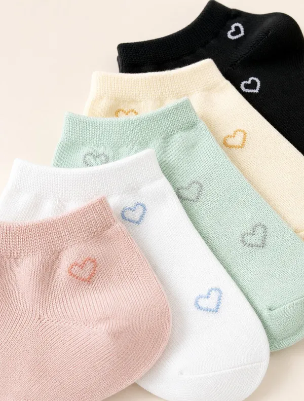 Sloxie_Unisex_Woven_Peds/Footie/No-Show_(Pack_of_5)