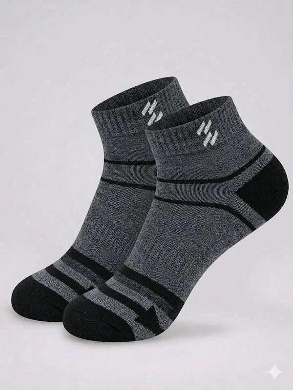 Sloxie_Men_&_Women_Self_Design,_Solid_Ankle_Length_(Pack_of_5)