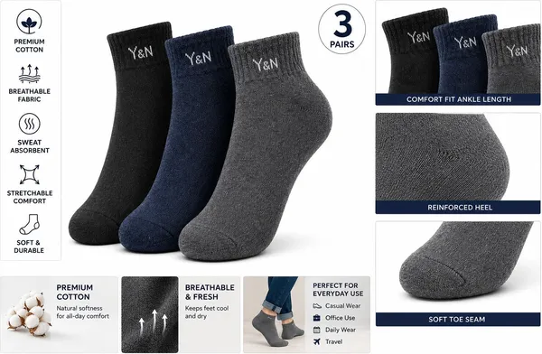 Sloxie_Men_&_Women_Solid_Ankle_Length_(Pack_of_3)