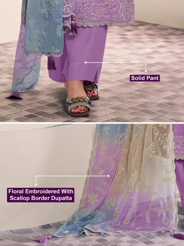 Light_Purple_Cotton_Silk_Straight_Embroidery_Sequence_Kurta_Pant_Dupatta_Set_For_Women