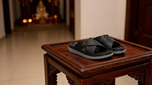 HATTOUN_Men_Flats_Black