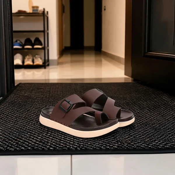 HATTOUN_Men_Flats_Brown