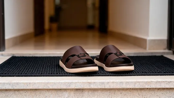 HATTOUN_Men_Flats_Brown