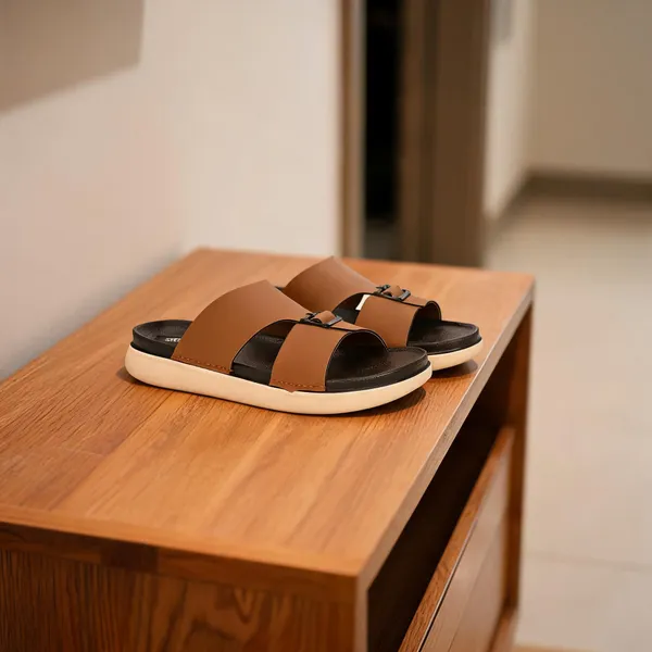 HATTOUN_Men_Flats_Tan