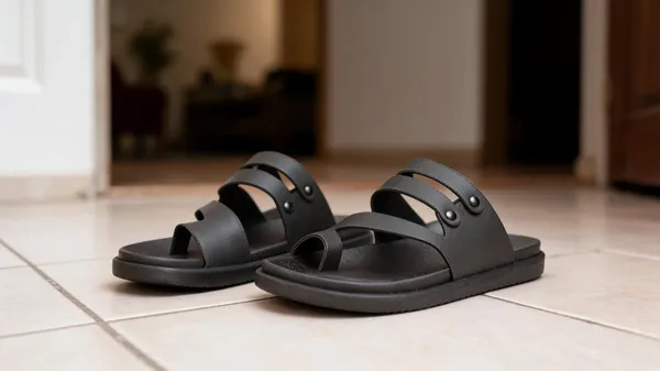 HATTOUN_Men_Flats_Black