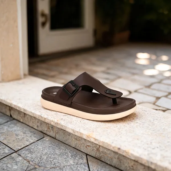 HATTOUN_Men_Casual_Brown