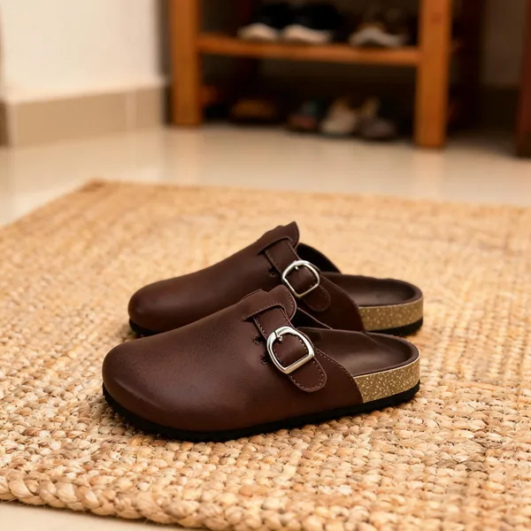HATTOUN_Men_Flats_Brown