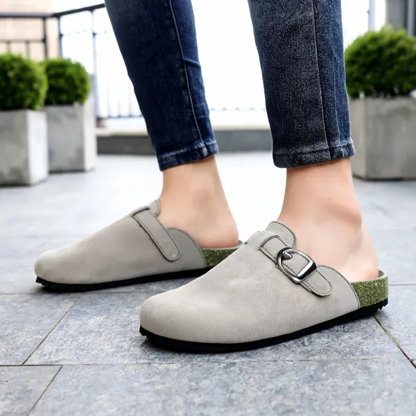 HATTOUN_Men_Flats_Grey