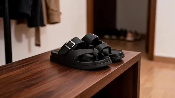 HATTOUN_Men_Flats_Black