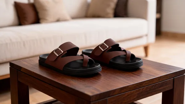 HATTOUN_Men_Flats_Brown