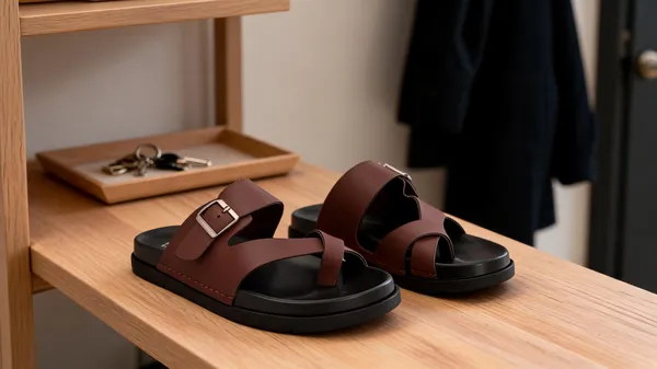HATTOUN_Men_Flats_Brown