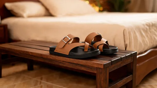 HATTOUN_Men_Flats_Tan