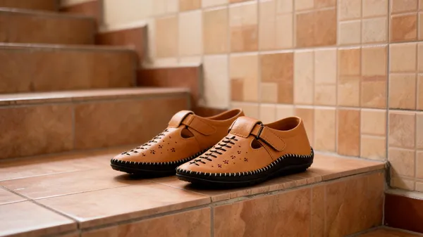 HATTOUN_Men_Flats_Tan