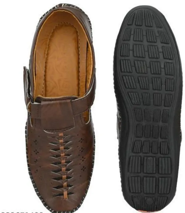 HATTOUN_Men_Flats_Brown