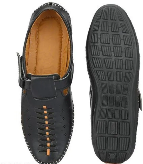 HATTOUN_Men_Flats_Black