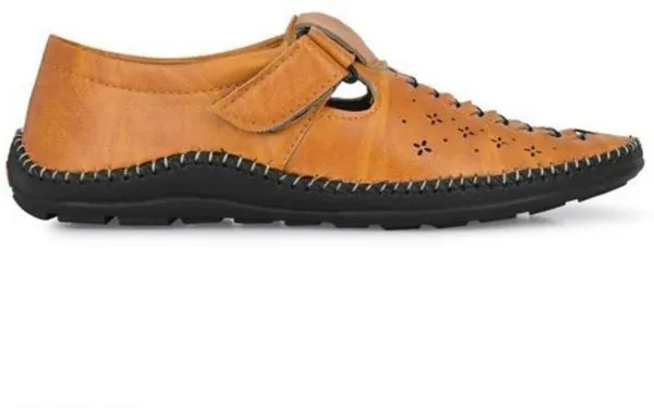 HATTOUN_Men_Flats_Tan