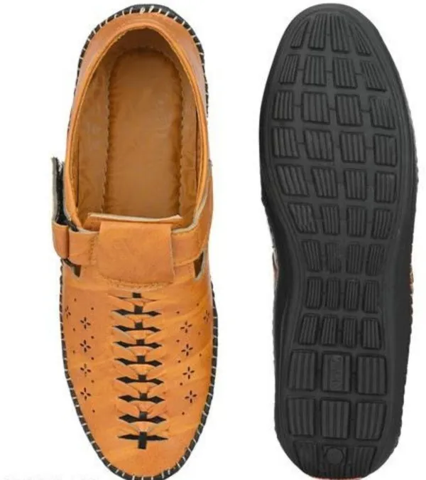 HATTOUN_Men_Flats_Tan