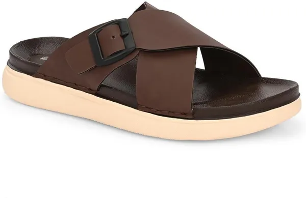 HATTOUN_Men_Flats_Brown