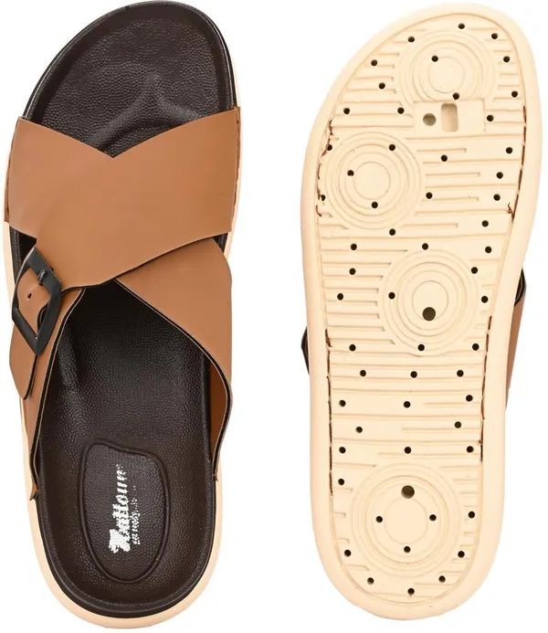 HATTOUN_Men_Flats_Tan