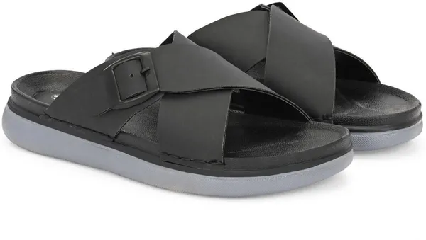 HATTOUN_Men_Flats_Black