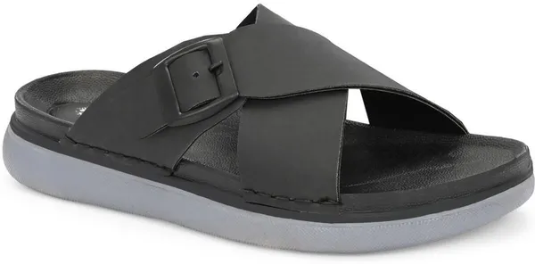 HATTOUN_Men_Flats_Black