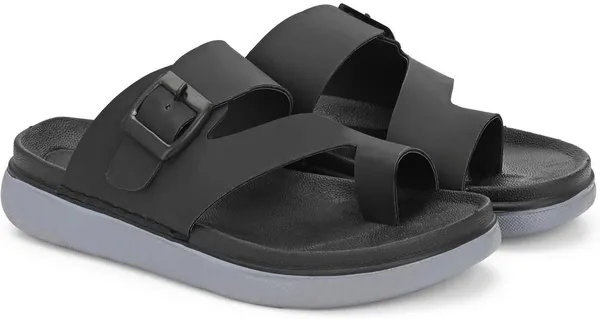 HATTOUN_Men_Flats_Black