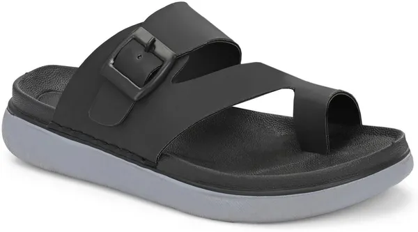 HATTOUN_Men_Flats_Black