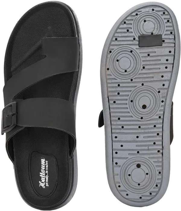 HATTOUN_Men_Flats_Black