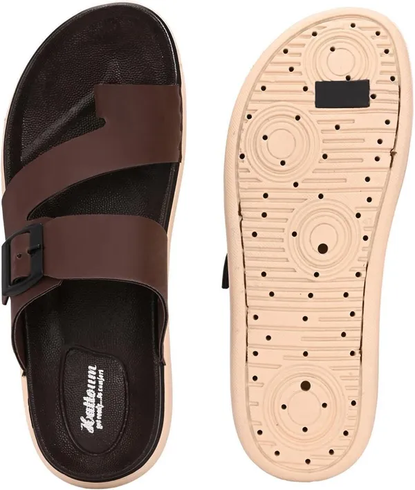 HATTOUN_Men_Flats_Brown
