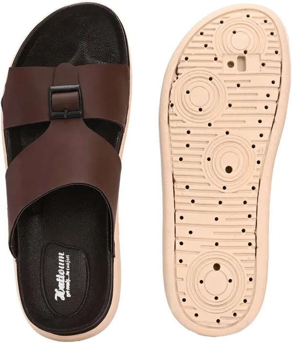 HATTOUN_Men_Flats_(Brown_,_6)