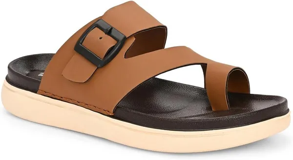 HATTOUN_Men_Flats_Tan