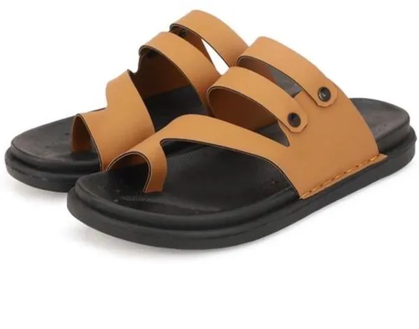 HATTOUN_Men_Flats_Tan