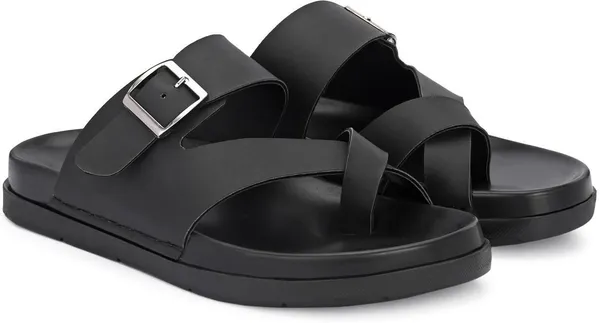 HATTOUN_Men_Flats_(Black_,_10)