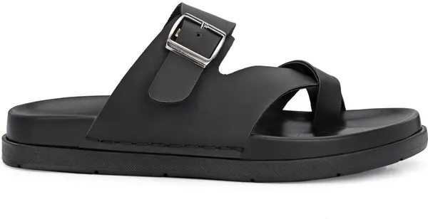 HATTOUN_Men_Flats_(Black_,_10)