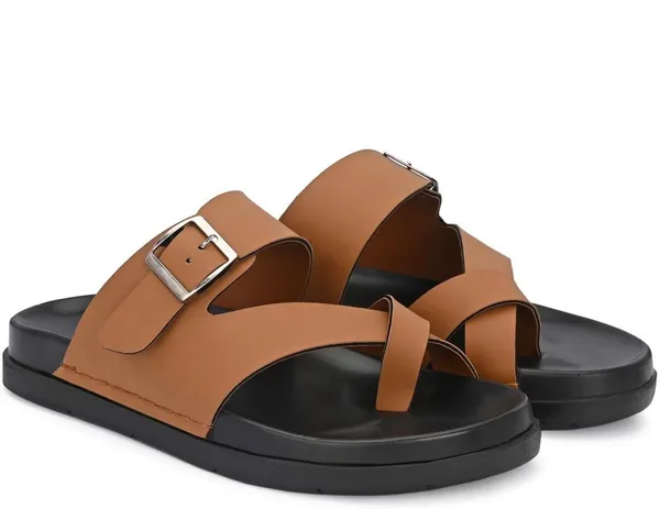 HATTOUN_Men_Flats_(Tan_,_8)