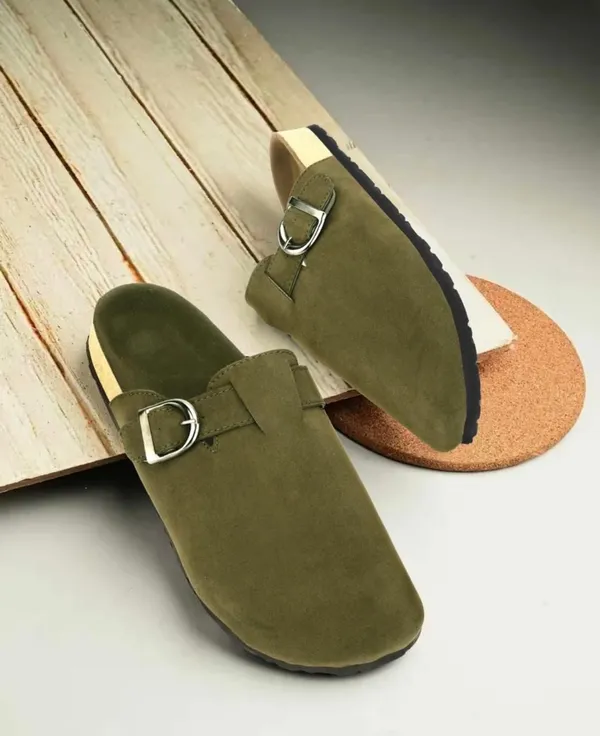 HATTOUN_Men_Flats_Olive