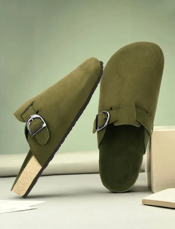 HATTOUN_Men_Flats_Olive