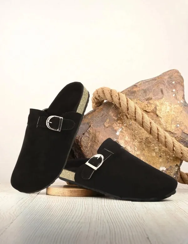 HATTOUN_Men_Flats_Black