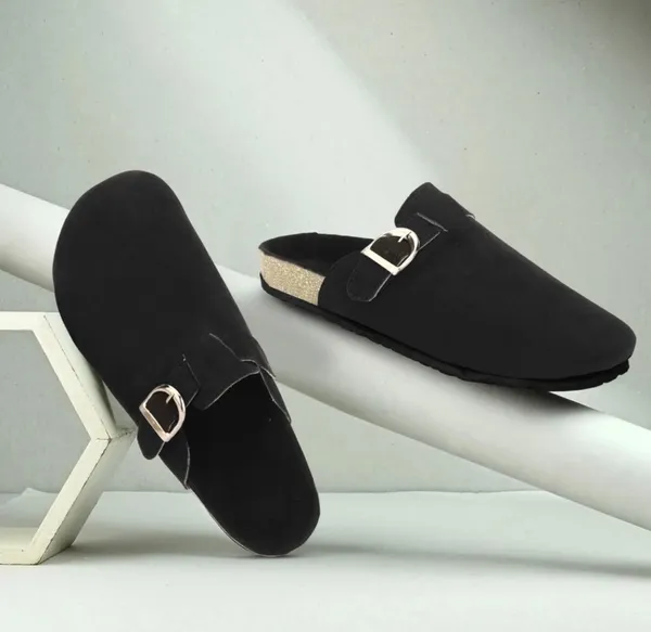 HATTOUN_Men_Flats_Black