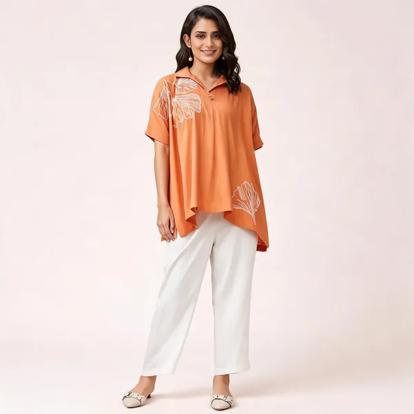 Orange_Embroidered_Kurta_Set_for_Women