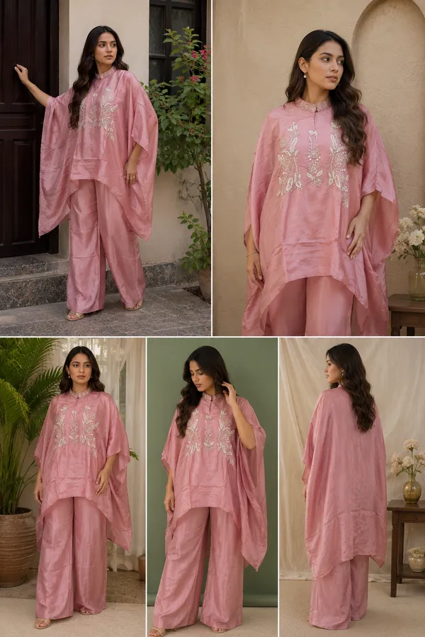 Pink_Embroidered_Kaftan_Kurta_Set_for_Women