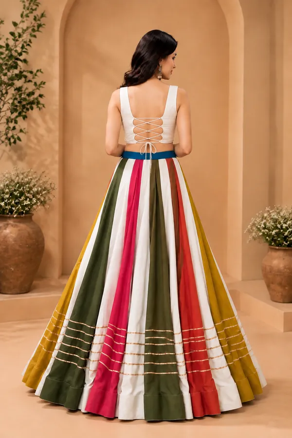 Multicolor_Embroidered_Lehenga_Choli_Set_For_Women