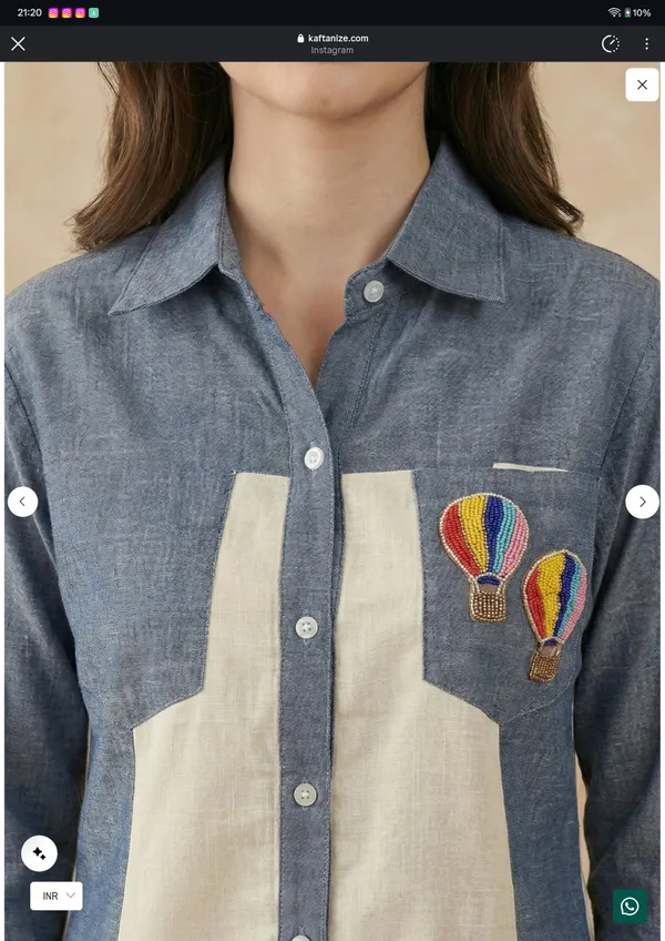Grey_Casual_Shirt_And_Trouser_Set_for_Women