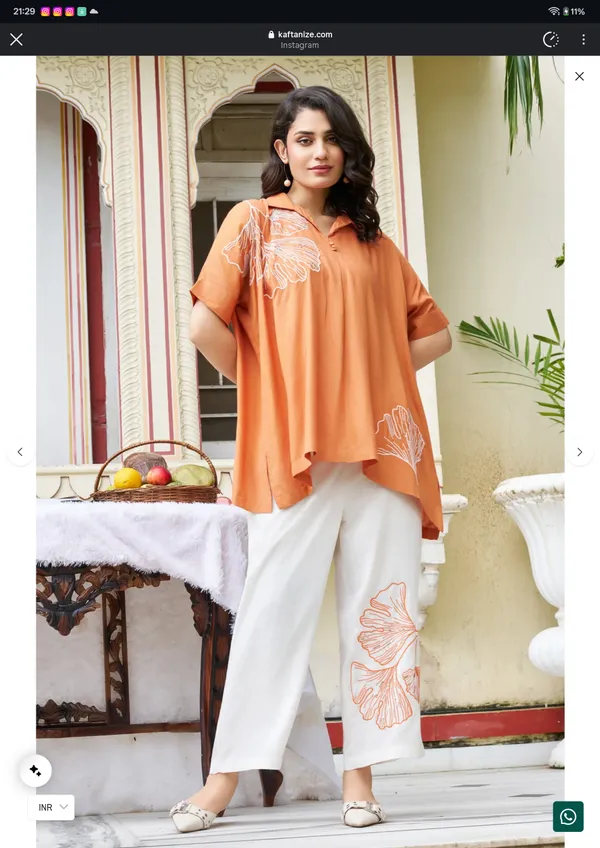 Orange_Embroidered_Kurta_Set_for_Women