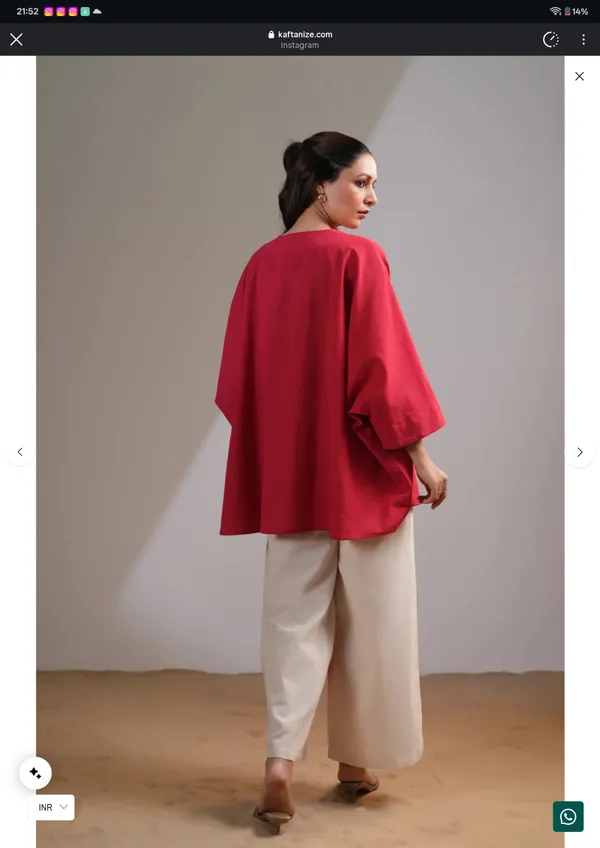 Red_Embellished_Kurta_Palazzo_Set_for_Women