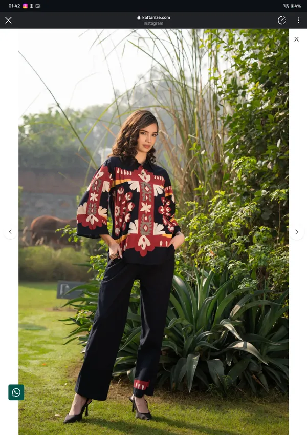 Black_Printed_Relaxed_Fit_Top_And_Pants_Set_For_Women