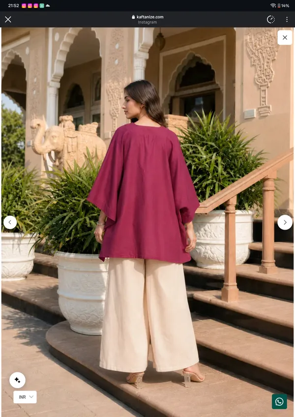 Maroon_Tunic_Palazzo_Set_for_Women